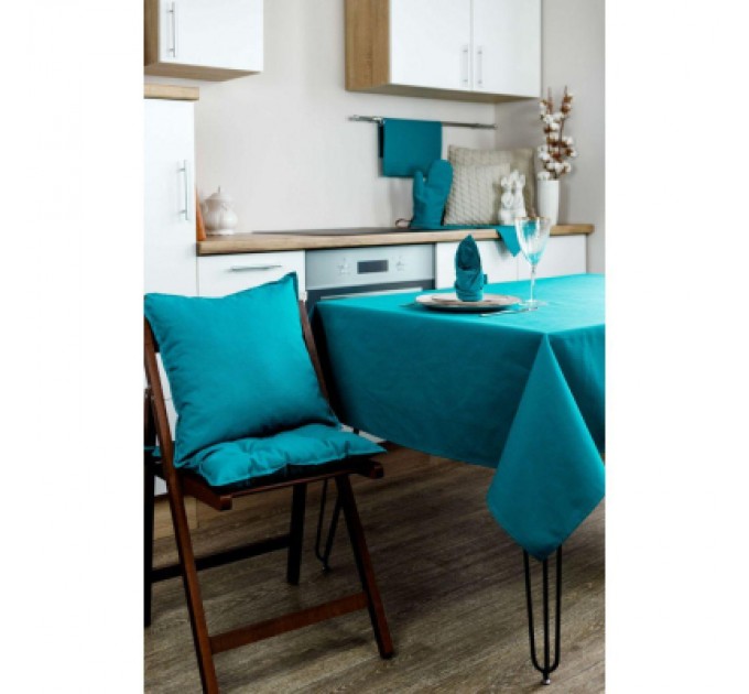 Наволочка Прованс декоративна 42х42 см Бірюза (4823093421271)