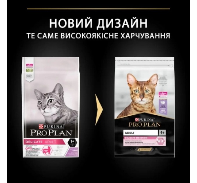 Сухий корм для кішок Purina Pro Plan Delicate Turkey зі смаком індички 10 кг (7613033566509)