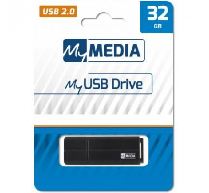 USB флеш накопичувач MyMedia 32GB Black USB 2.0 (69262)