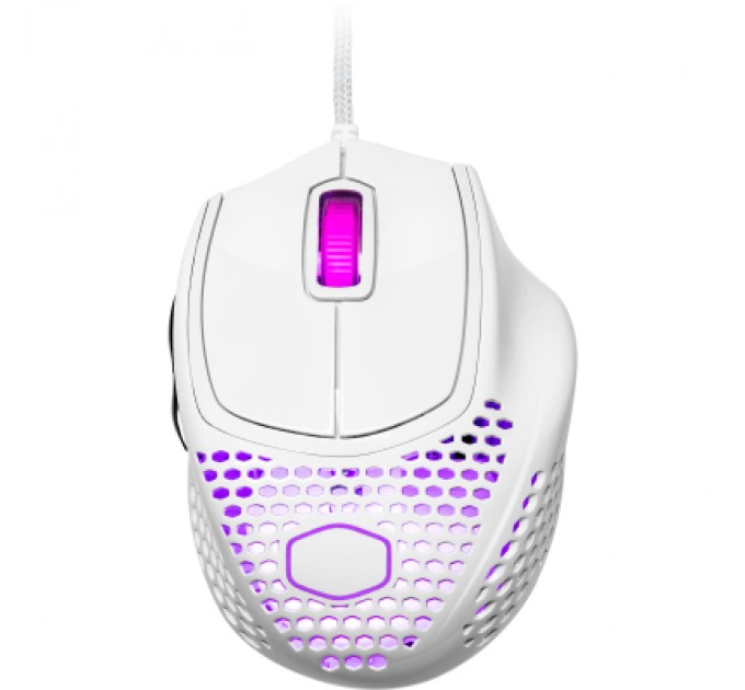 CoolerMaster Мишка CoolerMaster MM720 USB Glossy White (MM-720-WWOL2)