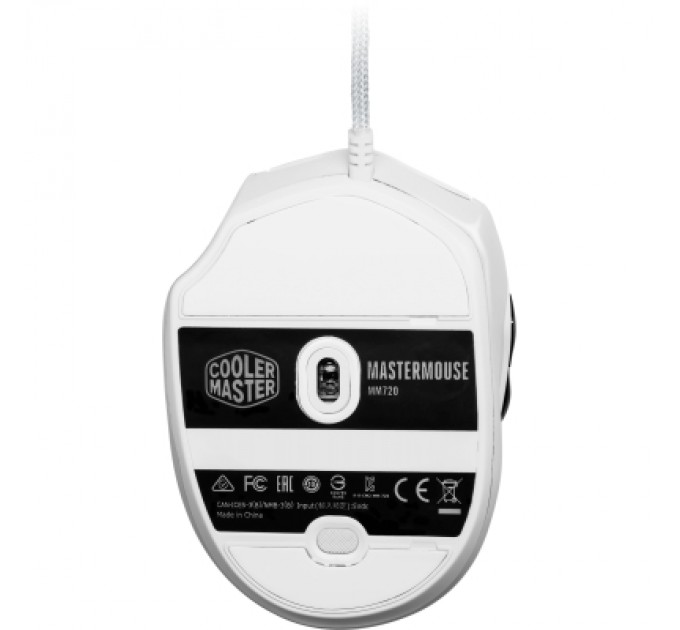 CoolerMaster Мишка CoolerMaster MM720 USB Glossy White (MM-720-WWOL2)