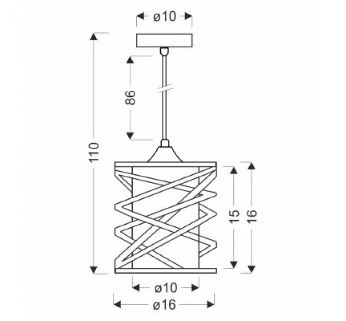 Люстра Candellux ELUNA (31-09548)