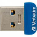 USB флеш накопичувач Verbatim 16GB Store 'n' Stay NANO Blue USB 3.0 (98709)