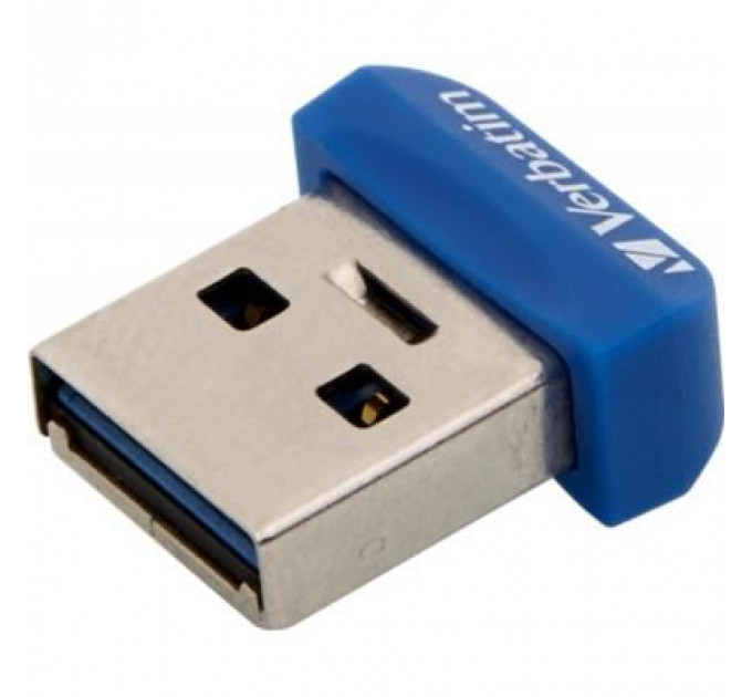 USB флеш накопичувач Verbatim 16GB Store 'n' Stay NANO Blue USB 3.0 (98709)