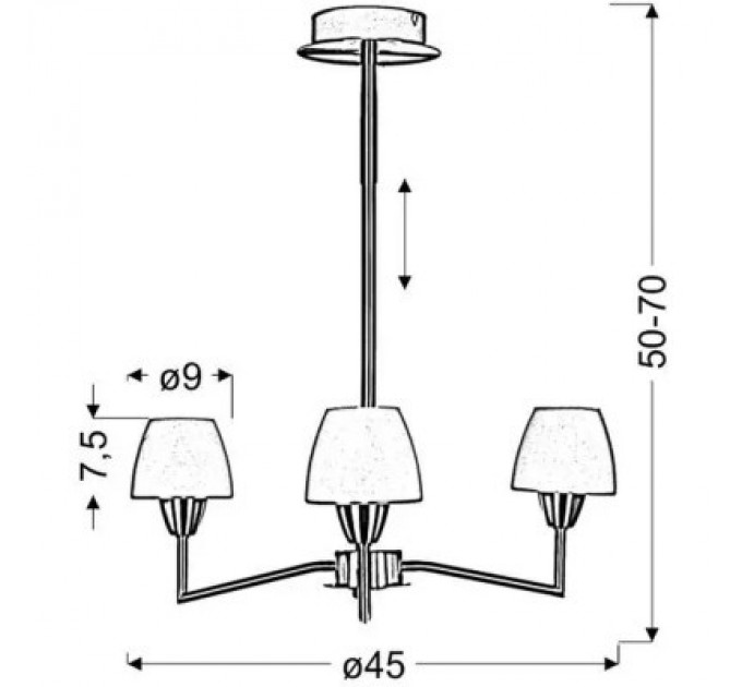 Люстра Candellux TOGO (33-10639)
