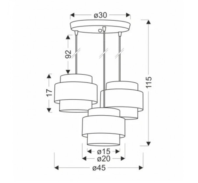 Люстра Candellux Hare (33-18496)