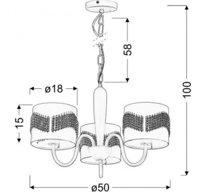 Люстра Candellux ANTONIO (33-22998)