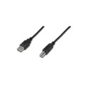 Assmann Кабель для принтера USB 2.0 AM/BM 3.0m Assmann (AK-300102-030-S)