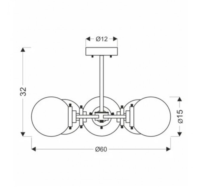 Люстра Candellux Lens (35-01306)