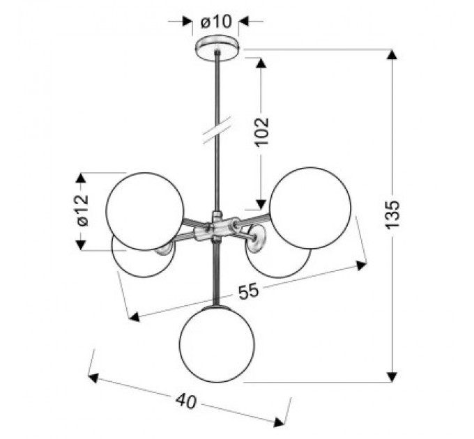 Люстра Candellux Mati (35-73778)