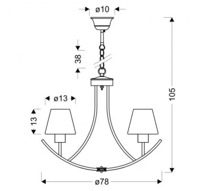 Люстра Candellux LONDON (36-38845)
