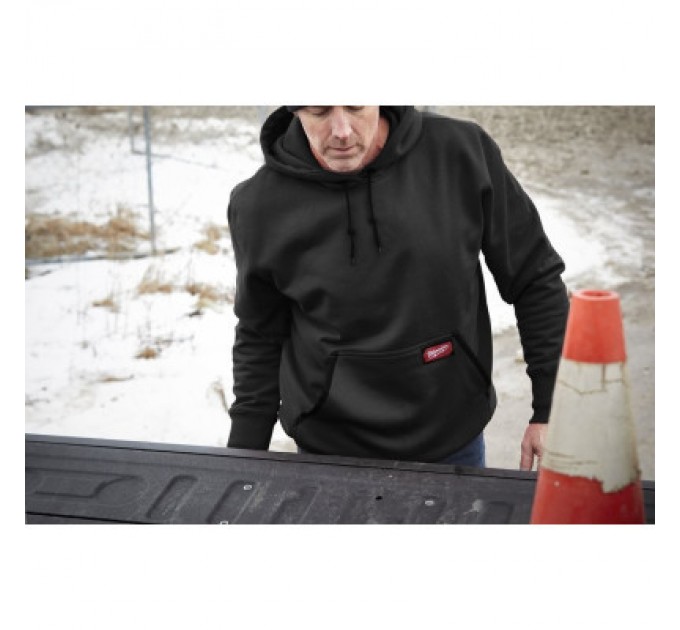 Кофта робоча Milwaukee чорна 100% бавовна WHB-M (4933478213)
