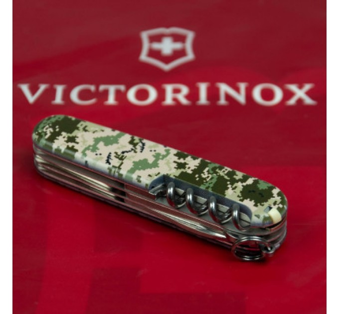 Ніж Victorinox Climber Army Піксель + Лого (1.3703.3_W3941p)