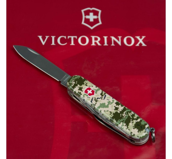 Ніж Victorinox Climber Army Піксель + Лого (1.3703.3_W3941p)