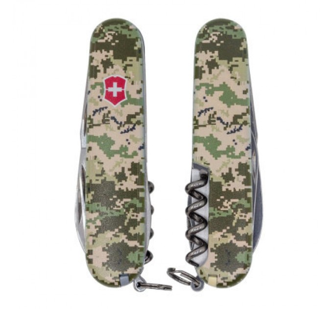 Ніж Victorinox Spartan Army 91 мм Піксель + Лого (1.3603.3_W3941p)