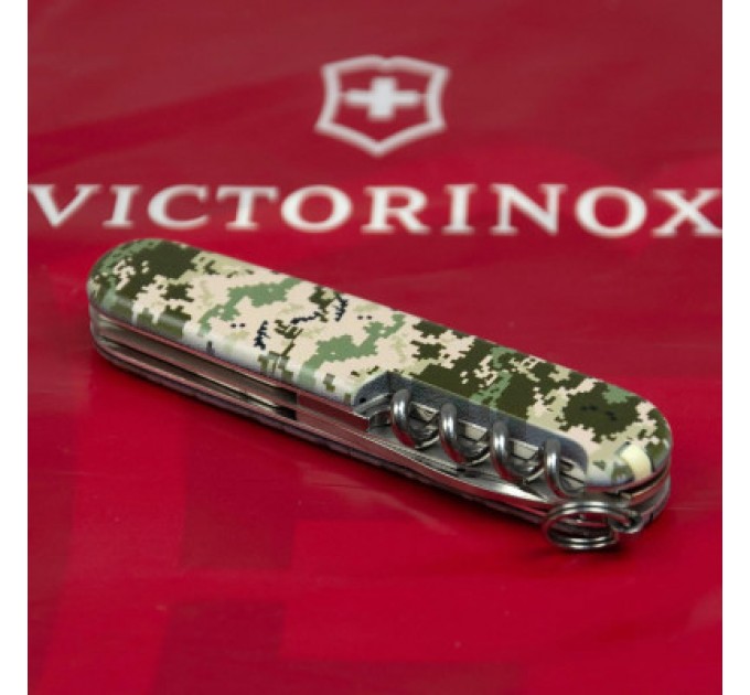 Ніж Victorinox Spartan Army 91 мм Піксель + Лого (1.3603.3_W3941p)