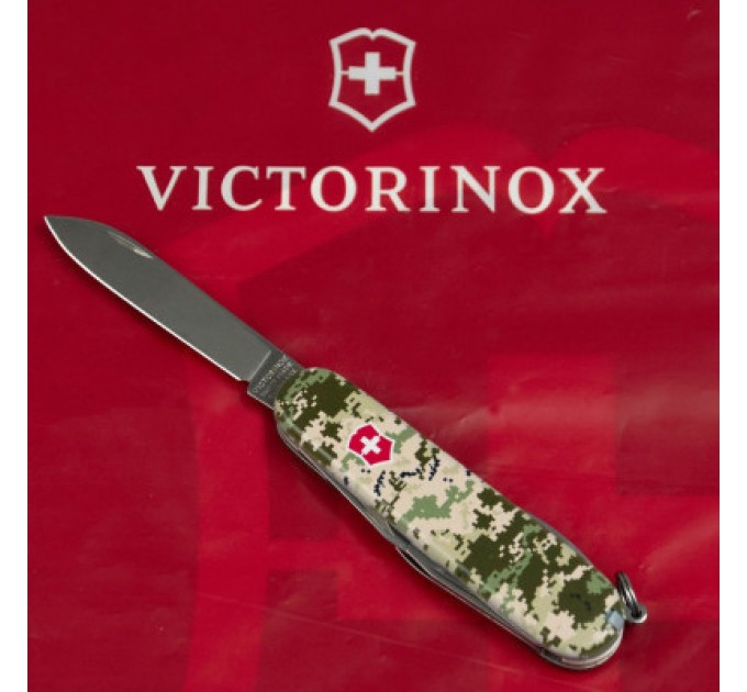 Ніж Victorinox Spartan Army 91 мм Піксель + Лого (1.3603.3_W3941p)