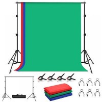 Фон Puluz Kit Green/Blue/Red 200x200 cm (PKT5204)