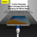 Baseus Дата кабель USB 3.1 AM to USB-C 2.0m 6.0A 66W Cafule Series Metal White Baseus (CAKF000202)