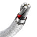 Baseus Дата кабель USB 3.1 AM to USB-C 2.0m 6.0A 66W Cafule Series Metal White Baseus (CAKF000202)
