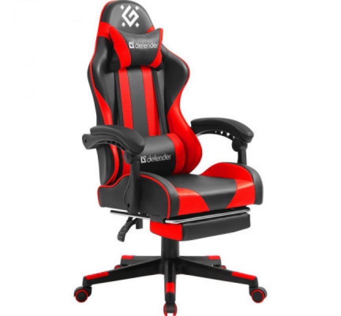 Крісло ігрове Defender Rock Black/Red (64346)