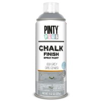 Фарба-аерозоль Pintyplus на водній основі Chalk-finish, Сірий, 400 мл (8429576231809)