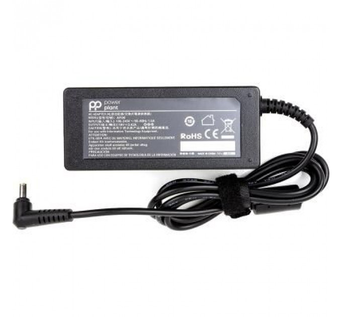 Блок живлення до ноутбуку PowerPlant ACER 220V, 19V 65W 3.24A (5.5*1.7) (AC65F5517)