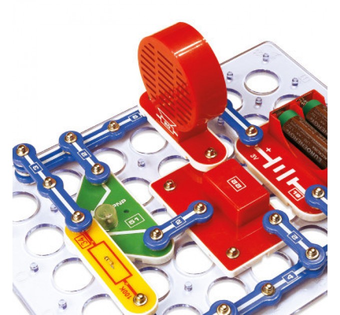 Конструктор DOKA електронний Перші кроки в електроніці (Набір В, 15 схем) (D70710)