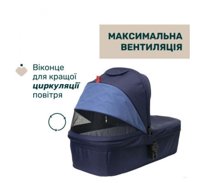 Коляска Chicco 2 в 1 Seety синя (2900990870639) (87097.79.01)