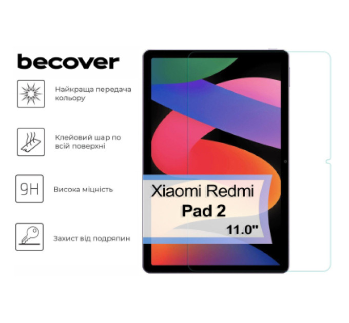 BeCover Скло захисне BeCover OnePlus Pad 2 (713570)