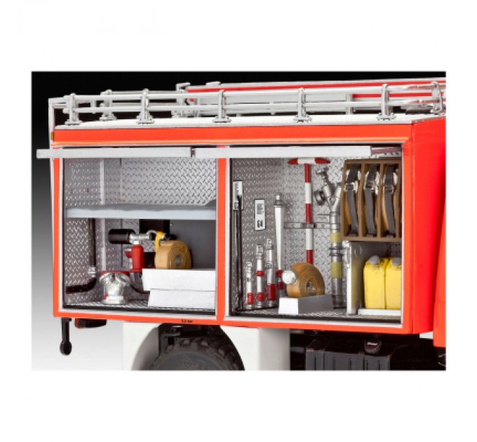 Збірна модель Revell Пожежна машина Unimog U1300L TLF 8/18 рівень 5 масштаб 1:24 (RVL-07512)