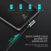 Ugreen Дата кабель USB 2.0 AM to USB-C 1.0m US284 Angled Alum. Braid Black Ugreen (50941)