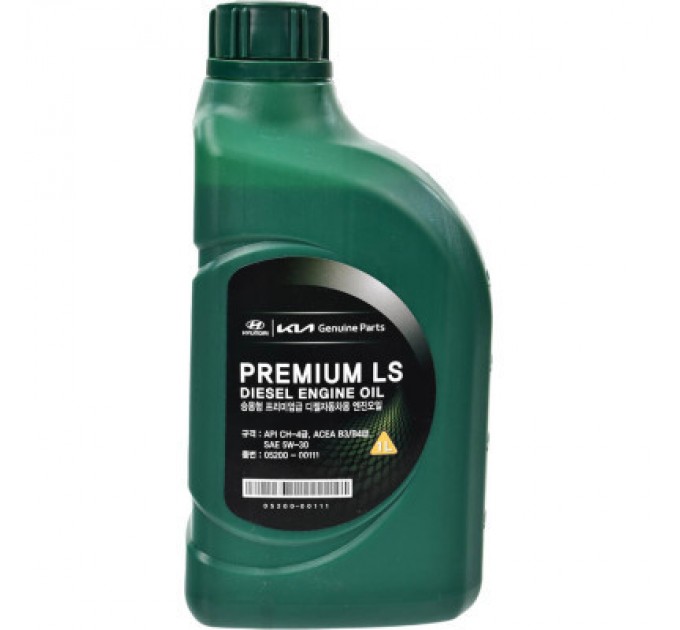 Моторна олива Mobis Hyundai/KIA Premium LS Diesel 5W-30 1л (0520000111)