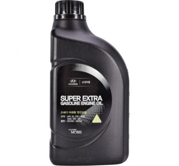 Моторна олива Mobis Hyundai/KIA Super Extra Gasoline 5W-30 1л (0510000110)