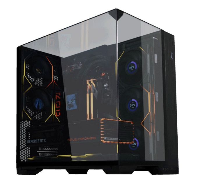 Lian Li Корпус Lian Li O11 Vision Compact Black (G99.O11VPX.00) без БЖ