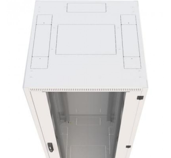 Шафа напольна Conteg iSEVEN 19", 27U 600x800, RAL7035 (RI7-27-60/80)