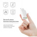 ColorWay Зарядний пристрій ColorWay C101B GaN Mini 100W PD PPS 2xUSB-C + USB-A white (CW-CHS061PD-WT)