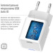ColorWay Зарядний пристрій ColorWay C101D GaN Mini 20W PD PPS USB-C + cable USB-C to Lightning white (CW-CHS059PDL-WT)