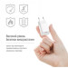 ColorWay Зарядний пристрій ColorWay C101D GaN Mini 20W PD PPS USB-C + cable USB-C to Lightning white (CW-CHS059PDL-WT)