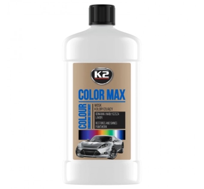 Автополіроль K2 Color Max білий 500 мл (K025BI)