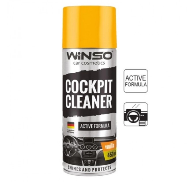 Автополіроль WINSO Cockpit Cleaner ваніль 450ml (840530)