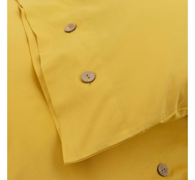 Наволочка Ardesto Mix&Match 50х70 100% бавовна, сатин жовтий (ART5070PCS)