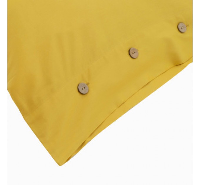 Наволочка Ardesto Mix&Match 50х70 100% бавовна, сатин жовтий (ART5070PCS)