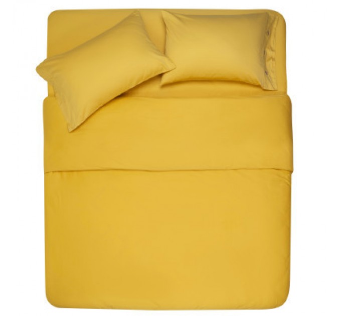 Наволочка Ardesto Mix&Match 50х70 100% бавовна, сатин жовтий (ART5070PCS)