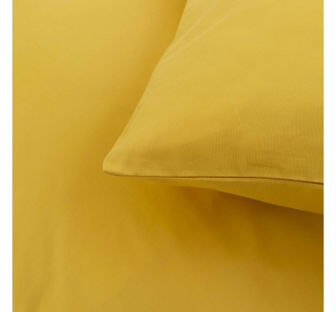 Наволочка Ardesto Mix&Match 50х70 100% бавовна, сатин жовтий (ART5070PCS)