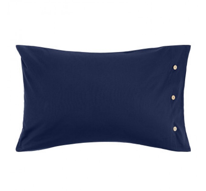 Наволочка Ardesto Mix&Match 50х70 100% бавовна, сатин синій (ART5070PCN)