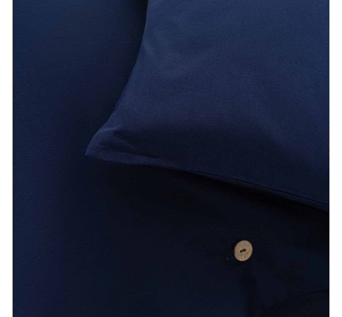 Наволочка Ardesto Mix&Match 50х70 100% бавовна, сатин синій (ART5070PCN)