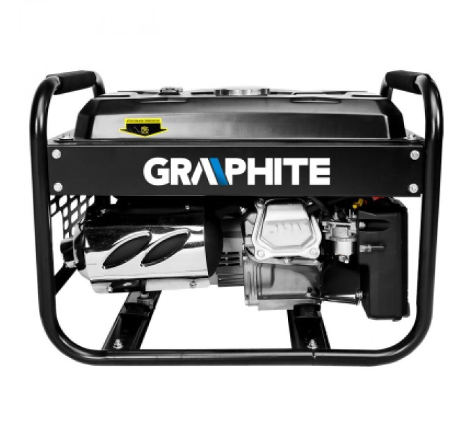 Генератор Graphite 230V (1 фаза), 2/2.2kW, ручний старт, AVR, 40кг (58G904)