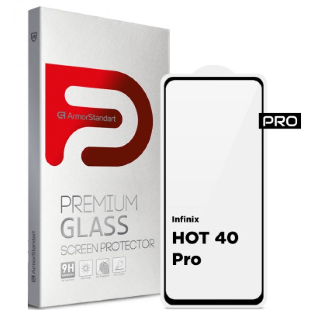 Скло захисне Armorstandart Pro Infinix HOT 40 Pro Black (ARM73828)