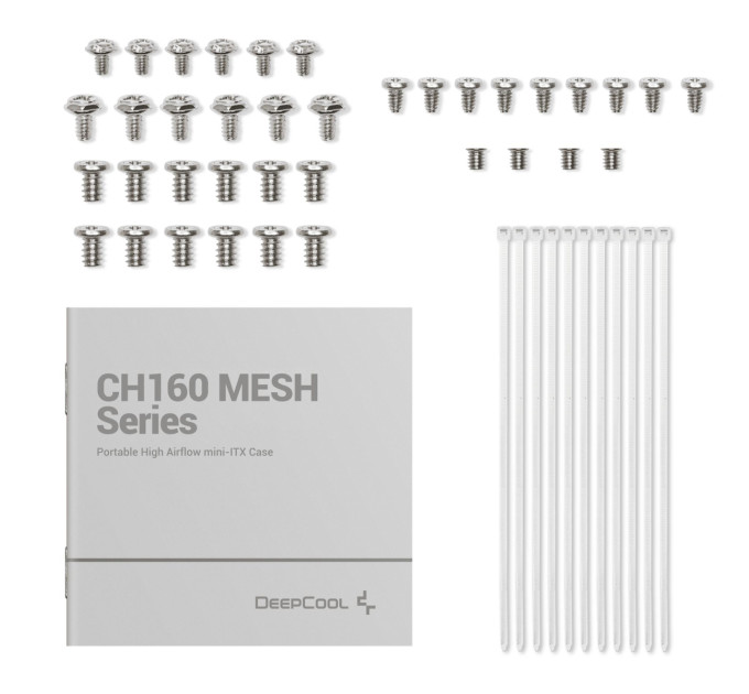 Deepcool Корпус DeepCool CH160 Mesh White (R-CH160-WHNMI0-G-1) без БЖ